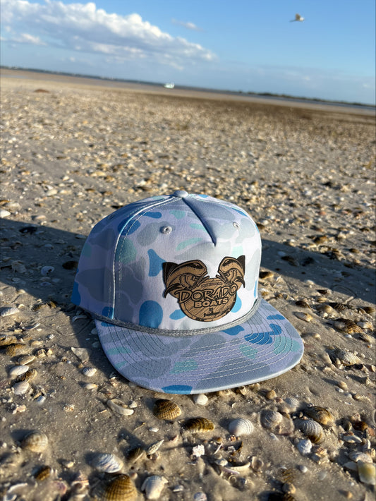 Saltwater Duck Camo/Charcoal Richardson Printed Umpqua Gramps Cap - 256P