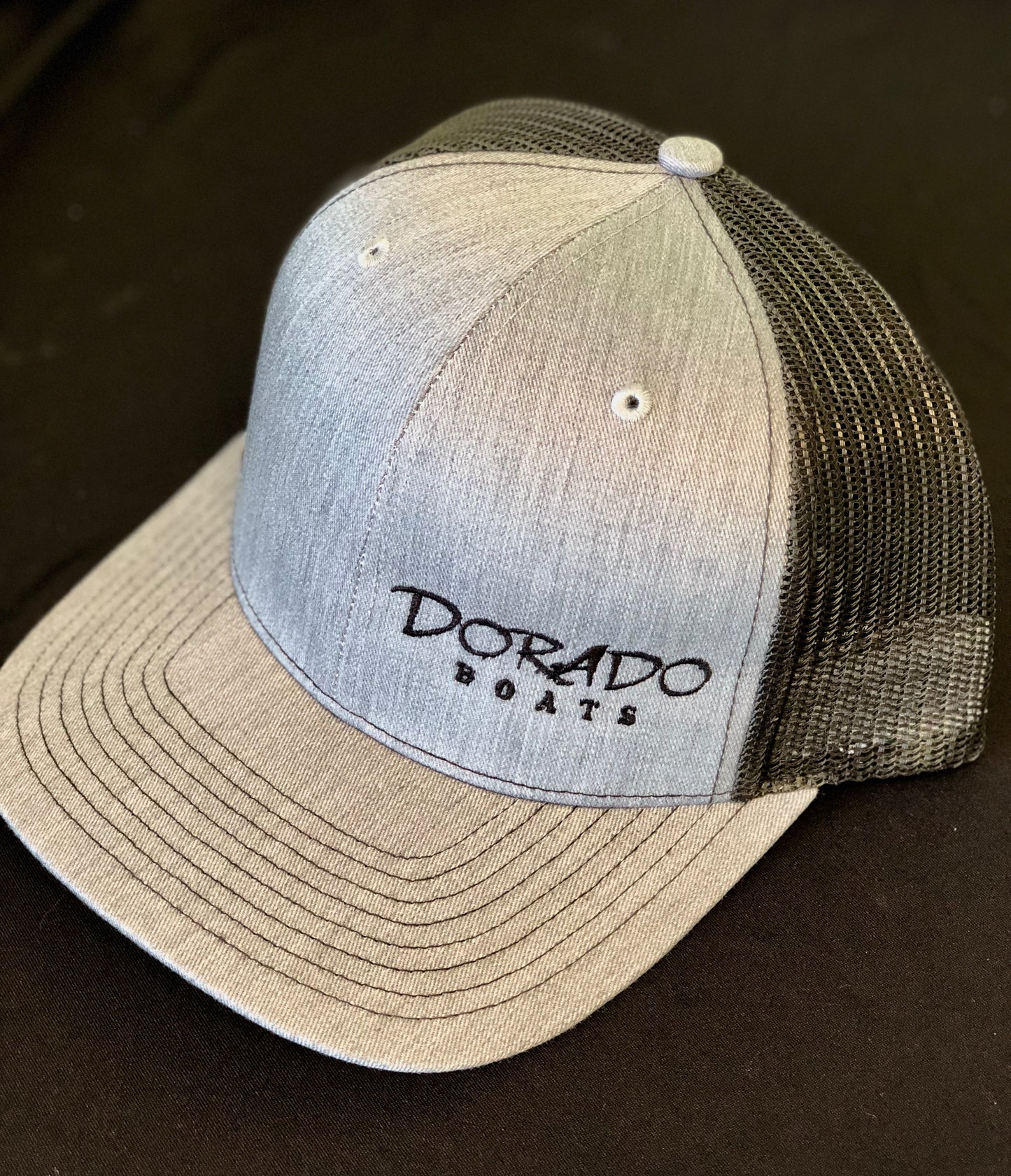 Gray/Black Snap Back Hat